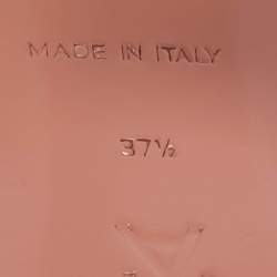 Pre Owned Amina Muaddi Transparent PVC Begum Pumps Size 37.5