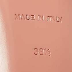 Pre Owned Amina Muaddi Transparent PVC Begum Pumps Size 38.5