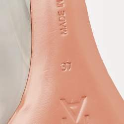 Amina Muaddi Transparent PVC Ane Wedge Pumps Size 37