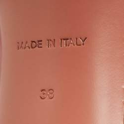 Pre Owned Amina Muaddi Purple Suede Crystal Embellished Karma Pumps Size 38