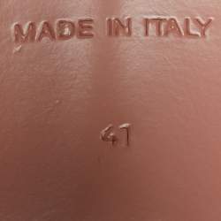 Pre Owned Amina Muaddi Transparent PVC Rosie Slide Sandals Size 41