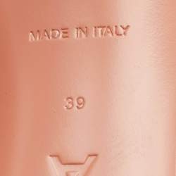 Pre Owned Amina Muaddi Black Leather Mid Calf Boots Size 39