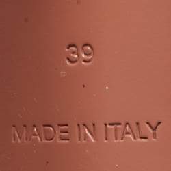 Pre Owned Amina Muaddi Transparent PVC Begum Crystal Embellished Pointed Toe Pumps Size 39