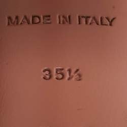 Pre Owned Amina Muaddi Transparent PVC Rosie Pumps Size 35.5