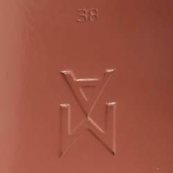 Pre Owned Amina Muaddi Dark Brown Satin Naima Slide Sandals Size 38