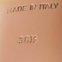 Pre Owned Amina Muaddi Yellow PVC lupita Slide Sandals Size 38.5