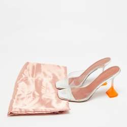 Pre Owned صندل سلايد أمينة معادي بي في سي أخضر لوبتا مقاس 39.5