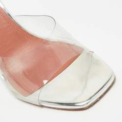 Pre Owned صندل سلايد أمينة معادي بي في سي أخضر لوبتا مقاس 39.5