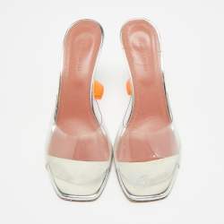 Pre Owned صندل سلايد أمينة معادي بي في سي أخضر لوبتا مقاس 39.5