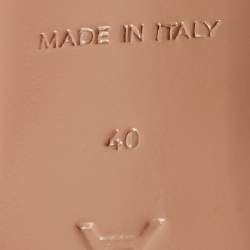 Pre Owned Amina Muaddi Rosie Size 40 Green PVC Slingback Pumps