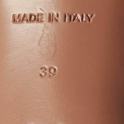 Pre Owned صندل س لايد أمينة معادي كارولين سويدي أخضر مزخرف كريستال مقاس 41