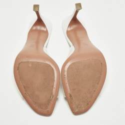 Pre Owned صندل سلايد أمينة معادي كارولين سويدي أخضر مزخرف كريستال مقاس 41