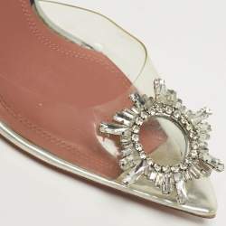 مملوكة مسبقًا Amina Muaddi Begum Size 37 Transparent PVC Slingback Pumps