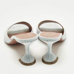 مملوكة مسبقًا صندل سلايد أمينة معادي بي في سي أخضر لوبتا مقاس 39.5