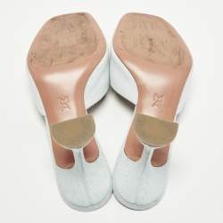 مملوكة مسبقًا صندل سلايد أمينة معادي بي في سي أخضر لوبتا مقاس 39.5