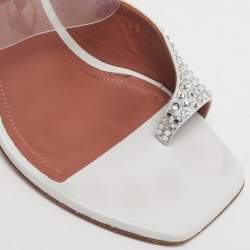 Pre Owned صندل سلايد أمينة معادي بي في سي أخضر لوبتا مقاس 39.5