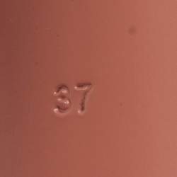 Pre Owned صندل أمنة معادي داليدا جلد شفاف وبي في سي مع إسوارة للكاحل مقاس 37