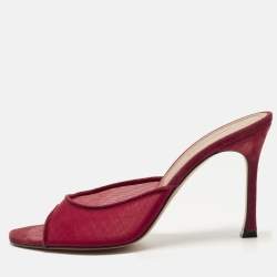 مملوكة مسبقًا صندل سلايد أمينة معادي بي في سي أخضر لوبتا مقاس 39.5