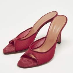 مملوكة مسبقًا صندل سلايد أمينة معادي بي في سي أخضر لوبتا مقاس 39.5