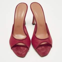 مملوكة مسبقًا صندل سلايد أمينة معادي بي في سي أخضر لوبتا مقاس 39.5