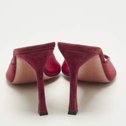 مملوكة مسبقًا صندل سلايد أمينة معادي بي في سي أخضر لوبتا مقاس 39.5