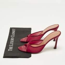 مملوكة مسبقًا صندل سلايد أمينة معادي بي في سي أخضر لوبتا مقاس 39.5