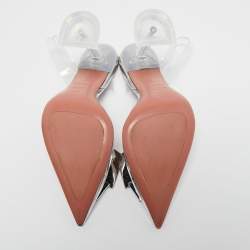 Amina Muaddi X Awge Transparent PVC Phoenix Slingback Pumps Size 35