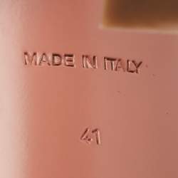 Pre Owned Amina Muaddi Red Leather Vita Crystals Ankle Wrap Sandals Size 41