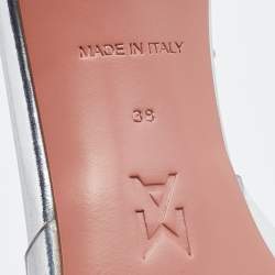 Pre Owned Amina Muaddi Clear Pvc Ursina Pumps Size 38