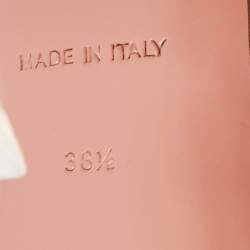 Pre Owned Amina Muaddi Transparent PVC Holli Glass Transparent Pumps Size 38.5