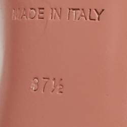 Pre Owned Amina Muaddi Transparent PVC Begum Slingback Pumps Size 37.5