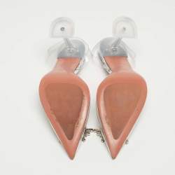 Amina Muaddi Transparent PVC Begum Slingback Pumps Size 39.5