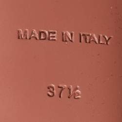 Pre Owned Amina Muaddi Pink Satin Begum Slingback Pumps Size 37.5