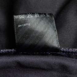 Pre Owned Amiri Navy Blue Cotton Blend Wide Leg Cargo Pants M