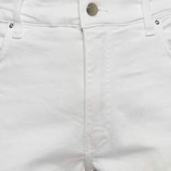 Amiri White Distressed Denim Skinny Jeans L Waist 31"