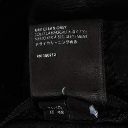 Pre Owned Amiri Black Paint Denim Distressed Jeans L/Waist 32"