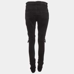 مملوكة مسبقًا Amiri Black Denim Skinny Jeans L/Waist 30"