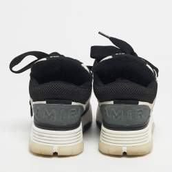 Pre Owned Amiri Tricolor Mesh and Suede MA1 Lace Up Sneakers Size 35