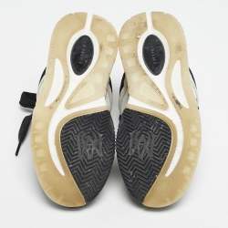 Pre Owned Amiri Tricolor Mesh and Suede MA1 Lace Up Sneakers Size 35