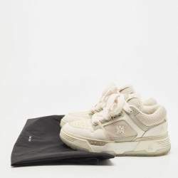 Amiri Tricolor Mesh and Leather MA-1 Sneakers Size 40