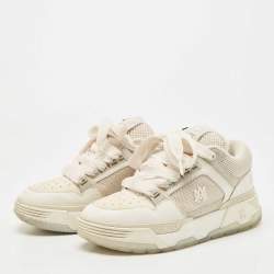 Amiri Tricolor Mesh and Leather MA-1 Sneakers Size 40