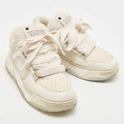 Amiri Tricolor Mesh and Leather MA-1 Sneakers Size 40
