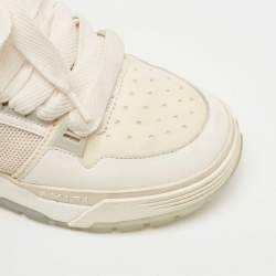 Amiri Tricolor Mesh and Leather MA-1 Sneakers Size 40