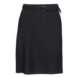 Ann Demeulemeester Black Textured Wool Blazer and Skirt Set M