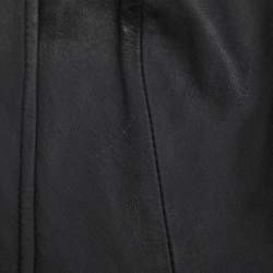 مملوكة مسبقًا Anna Scholz Black Leather Jacket XL