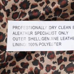 مملوكة مسبقًا Anna Scholz Black Leather Jacket XL