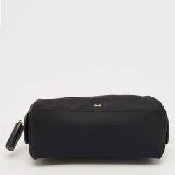 Pre Owned Anya Hindmarch Black Nylon Girlie Stuff Pouch
