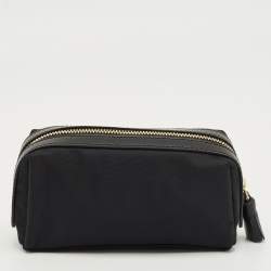 Pre Owned Anya Hindmarch Black Nylon Girlie Stuff Pouch