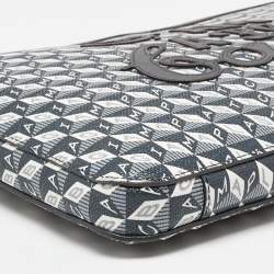 Anya Hindmarch Grey/Black Coated Canvas 'I AM A PLASTIC BAG" Laptop Case