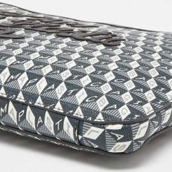 Anya Hindmarch Grey/Black Coated Canvas 'I AM A PLASTIC BAG" Laptop Case